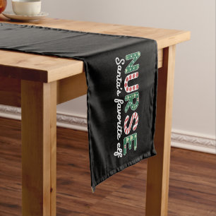 Nurse Santa's Favourite Elf Life Nurse Day Gifts Short Table Runner