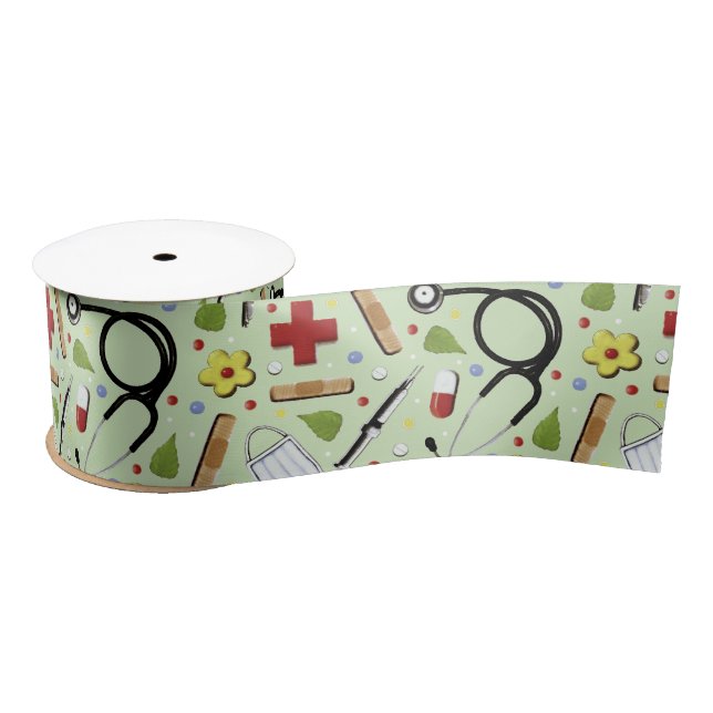 Nurse Satin Ribbon (Spool)