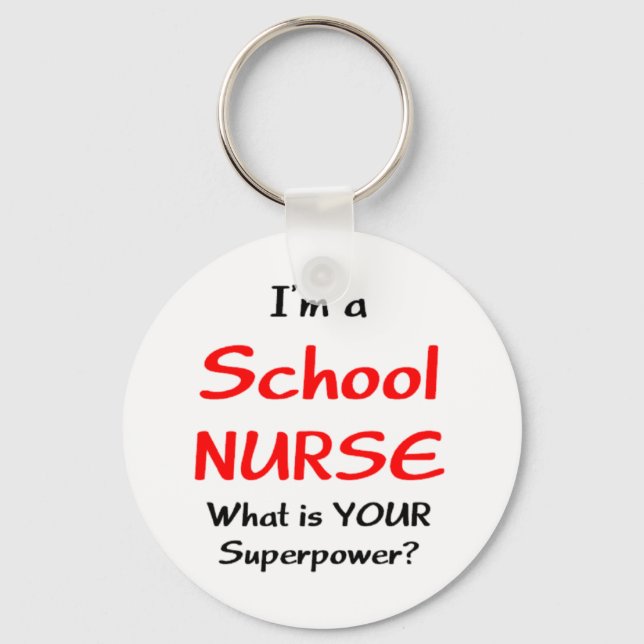 nurse school, keychain (Front)