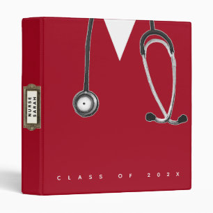 Nurse Scrapbook 3 ring binder