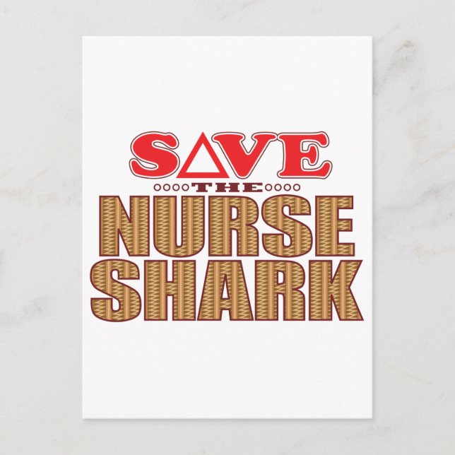 Nurse Shark Save Postcard (Front)