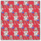 Nurse Sock Monkey Fabric Red