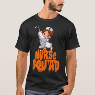 Nurse squad, halloween for nurse, funny nurse hall T-Shirt