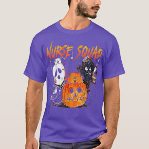 Nurse Squad Halloween Pumpkin Emergency Nurse Spoo T-Shirt