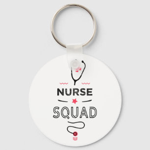 Nurse squad keychain