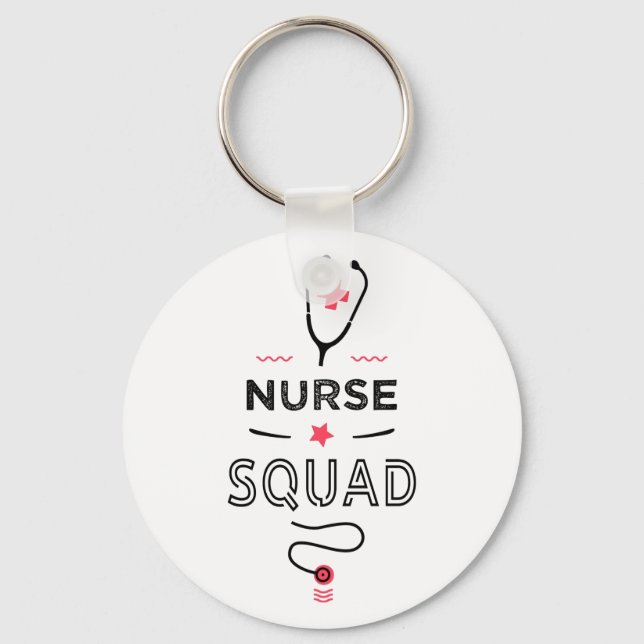 Nurse squad keychain (Front)