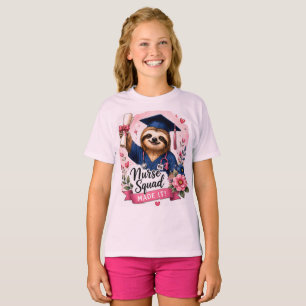 Nurse Squad Made It Sloth RN Graduation Celebratio T-Shirt