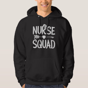 Nurse Squad Nursing Team Healthcare Rn Lpn Cna Nur Hoodie
