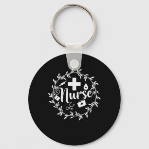 Nurse Stethoscope and First Aid Keychain