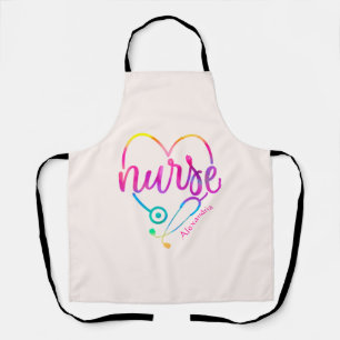 Nurse Stethoscope Apron