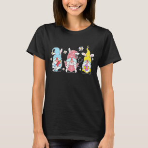 Nurse Stethoscope Bunny Gnome Rabbit Eggs Hunting  T-Shirt