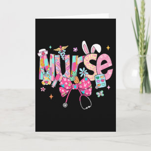 Nurse Stethoscope Cute Coquette Bow Stethoscope Nu Card