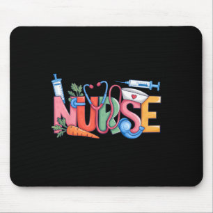 Nurse Stethoscope Cute Coquette Bow Stethoscope Nu Mouse Pad
