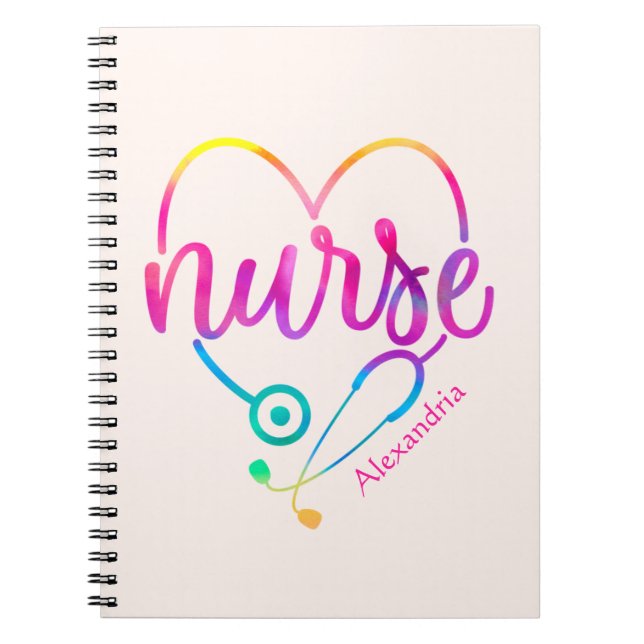 Nurse Stethoscope Notebook (Front)