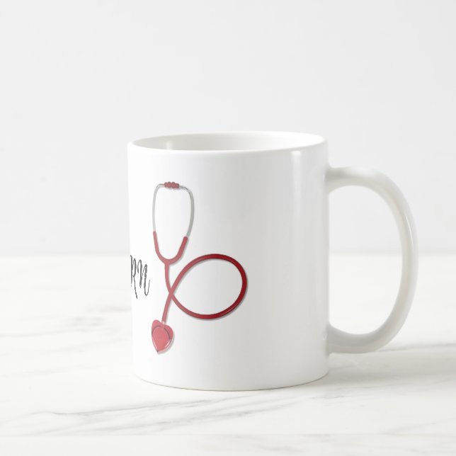 Nurse, Stethoscope, Personalized Mugs (Right)