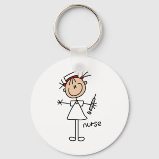 Nurse Stick Figure Keychain
