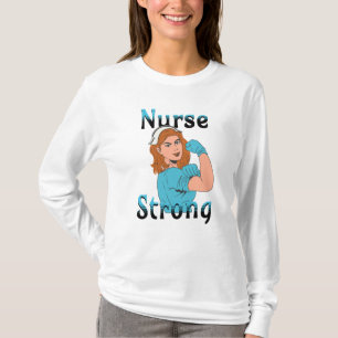 Nurse Strong Vintage Retro Vibes T-Shirt