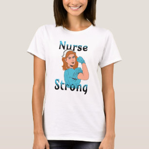 Nurse Strong   Vintage Retro Vibes T-Shirt