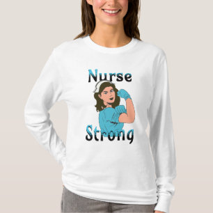 Nurse Strong Vintage Retro Vibes T-Shirt