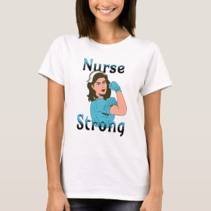 Nurse Strong   Vintage Retro Vibes T-Shirt