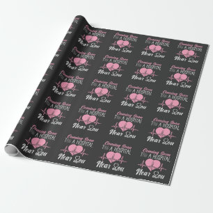Nurse Students Graduation Hospital RN Nursing Wrapping Paper