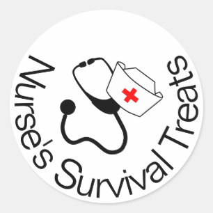 Nurse survival kit Happy Nurse week sticker