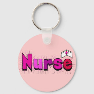 "NURSE"  T-shirts and Gifts Keychain