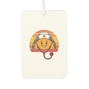 Nurse Taco Retro Vintage Engraving Design_1 Air Freshener