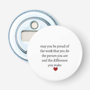 Nurse teacher mother appreciation  pround Thank   Bottle Opener