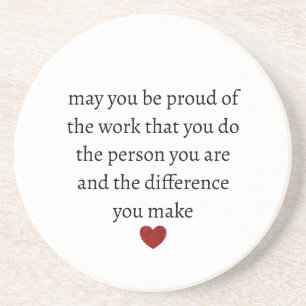 Nurse teacher mother appreciation  pround Thank   Coaster