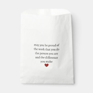 Nurse teacher mother appreciation  pround Thank   Favour Bag