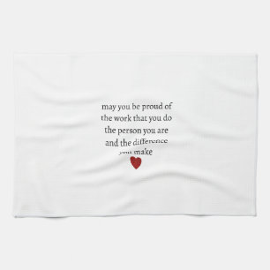 Nurse teacher mother appreciation pround Thank Kitchen Towel