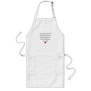 Nurse teacher mother appreciation pround Thank Long Apron