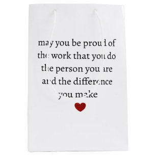 Nurse teacher mother appreciation  pround Thank   Medium Gift Bag