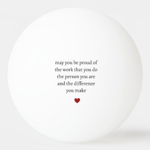 Nurse teacher mother appreciation  pround Thank   Ping Pong Ball