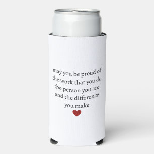 Nurse teacher mother appreciation  pround Thank   Seltzer Can Cooler