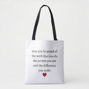 Nurse teacher mother appreciation  pround Thank   Tote Bag