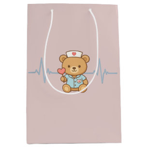 Nurse Teddy Bear Party Gift Bag