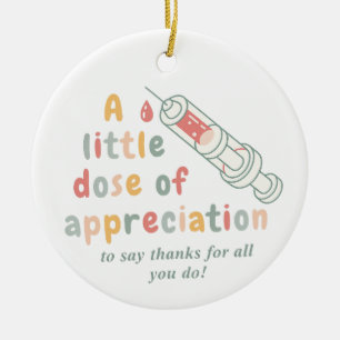 Nurse Thank You Gift Ornament – A Little Dose of A