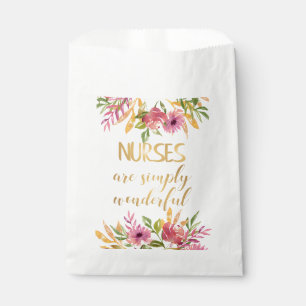 Nurse thank you Nursing appreciation Gift quote Favour Bag