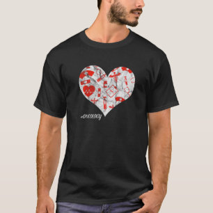 Nurse Tool Lifesavers Nursing Heart Hearts Oncolog T-Shirt
