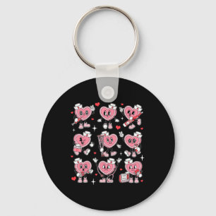 Nurse Valentine Candy Heart Er Icu Nicu Rn Nurses Keychain