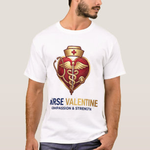 Nurse Valentine Compassion Heart T-Shirt