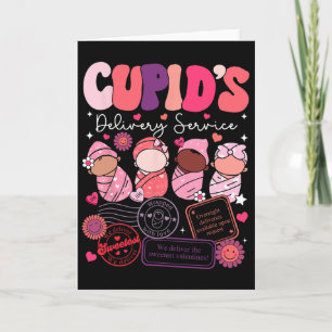 Nurse Valentine Cupid's Delivery Service Labor And Card