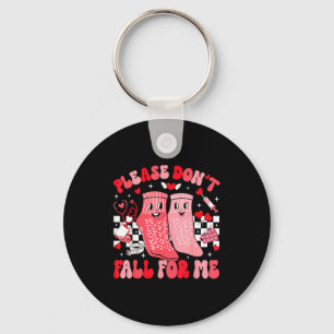Nurse Valentines Day Non Slip Socks Please Don't F Keychain