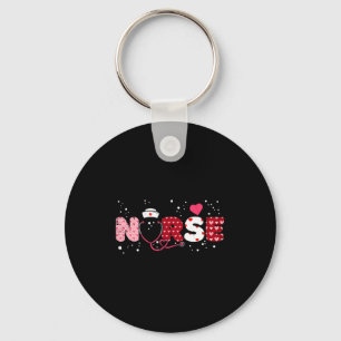 Nurse Valentines Day Valentine Er Icu Nicu Rn Nurs Keychain