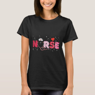 Nurse Valentines Day Valentine Scrub Top Women Scr