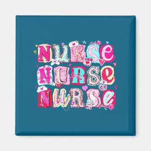 Nurse Valentines Stethoscope Valentine Nursing Gir Magnet