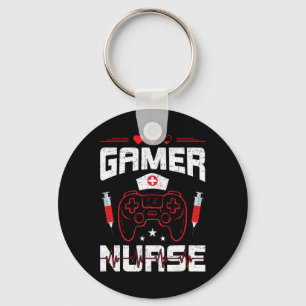 Nurse Video Gamer Gaming 1 Keychain