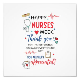 Nurse Week Sign Printable Appreciation Nurse Thank